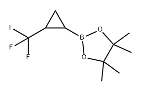 1,3,2-Dioxaborolane, 4,4,5,5-tetramethyl-2-[2-(trifluoromethyl)cyclopropyl]- Struktur