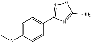 1,2,4-Oxadiazol-5-amine, 3-[4-(methylthio)phenyl]- Struktur