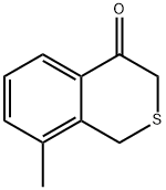 1H-2-Benzothiopyran-4(3H)-one, 8-methyl- Struktur