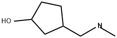 Cyclopentanol, 3-[(methylamino)methyl]- Struktur