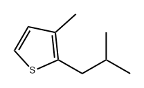 Thiophene, 3-methyl-2-(2-methylpropyl)- Struktur