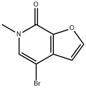 4-Bromo-6-methylfuro[2,3-c]pyridin-7(6H)-one Struktur