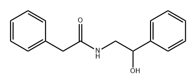 Benzeneacetamide, N-(2-hydroxy-2-phenylethyl)- Struktur