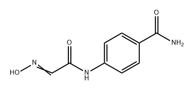 Benzamide, 4-[[2-(hydroxyimino)acetyl]amino]- Struktur