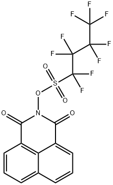 Naphthalimidyltrifluromethan sulfornate Struktur