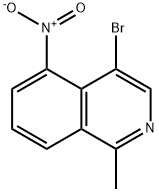 Isoquinoline, 4-bromo-1-methyl-5-nitro- Struktur