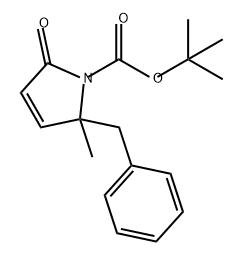 1H-Pyrrole-1-carboxylic acid, 2,5-dihydro-2-methyl-5-oxo-2-(phenylmethyl)-, 1,1-dimethylethyl ester