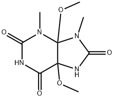 1H-Purine-2,6,8(3H)-trione, tetrahydro-4,5-dimethoxy-3,9-dimethyl-