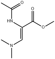 2-Propenoic acid, 2-(acetylamino)-3-(dimethylamino)-, methyl ester, (2Z)- Struktur