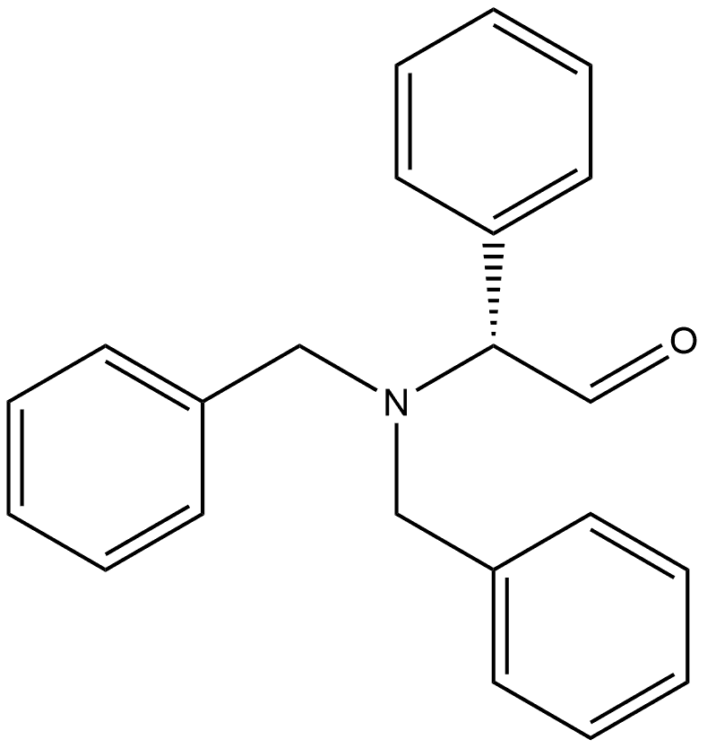 Benzeneacetaldehyde, α-[bis(phenylmethyl)amino]-, (αR)-