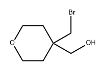 2H-Pyran-4-methanol, 4-(bromomethyl)tetrahydro- Struktur