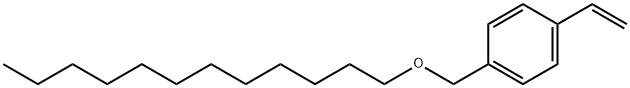 1-[(Dodecyloxy)methyl]-4-ethenylbenzene Struktur