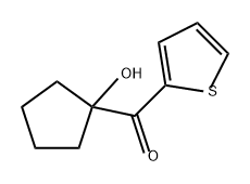 Methanone, (1-hydroxycyclopentyl)-2-thienyl- Struktur