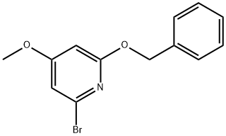 2-Benzyloxy-6-bromo-4-methoxypyridine Struktur