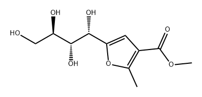 3-Furancarboxylic acid, 2-methyl-5-(1,2,3,4-tetrahydroxybutyl)-, methyl ester, [1S-(1R*,2S*,3S*)]- (9CI)