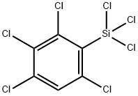 Benzene, 1,2,3,5-tetrachloro-4-(trichlorosilyl)- Struktur