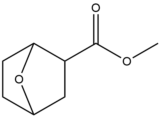 7-Oxabicyclo[2.2.1]heptane-2-carboxylic acid, methyl ester, exo- Struktur