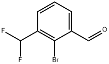 2-Bromo-3-(difluoromethyl)benzaldehyde Struktur