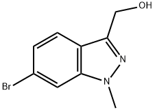 6-Bromo-1-methyl-1H-indazole-3-methanol Struktur