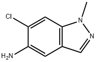 1H-Indazol-5-amine, 6-chloro-1-methyl- Struktur