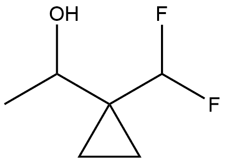 Cyclopropanemethanol, 1-(difluoromethyl)-α-methyl- Struktur