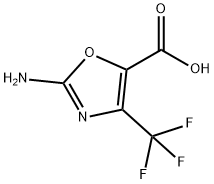 5-Oxazolecarboxylic acid, 2-amino-4-(trifluoromethyl)- Struktur