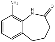 9-amino-1,3,4,5-tetrahydro-1-benzazepin-2-one Struktur