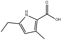 5-Ethyl-3-methyl-1H-pyrrole-2-carboxylic acid Struktur