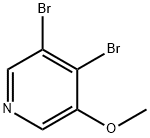 Pyridine, 3,4-dibromo-5-methoxy- Struktur