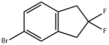 1H-Indene, 5-bromo-2,2-difluoro-2,3-dihydro- Struktur