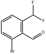 2-Bromo-6-(difluoromethyl)benzaldehyde Structure