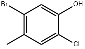 Phenol, 5-bromo-2-chloro-4-methyl- Struktur