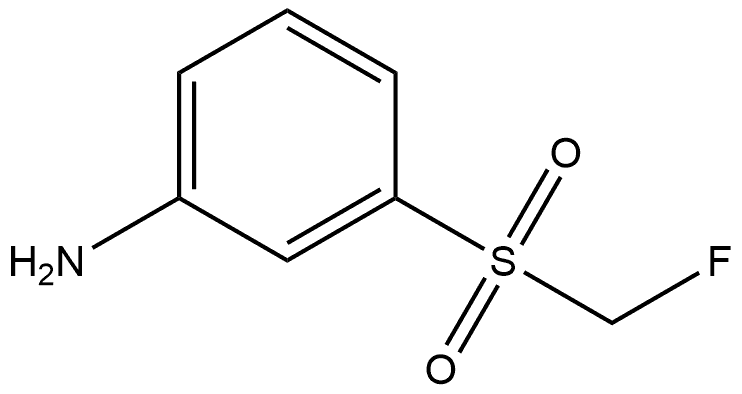 3-[(Fluoromethyl)sulfonyl]benzenamine Struktur