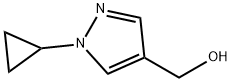 (1-Cyclopropyl-1H-pyrazol-4-yl)methanol Struktur