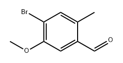 Benzaldehyde, 4-bromo-5-methoxy-2-methyl- Struktur