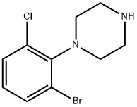 1-(2-bromo-6-chlorophenyl)piperazine Struktur