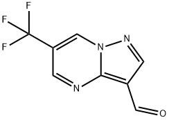 6-(trifluoromethyl)pyrazolo[1,5-a]pyrimidine-3-carbaldehyde Struktur