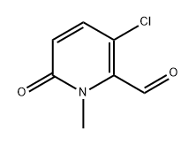 2-Pyridinecarboxaldehyde, 3-chloro-1,6-dihydro-1-methyl-6-oxo- Struktur