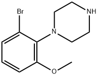 1-(2-bromo-6-methoxyphenyl)piperazine Struktur