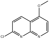 1,8-Naphthyridine, 2-chloro-5-methoxy- Struktur