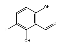 Benzaldehyde, 3-fluoro-2,6-dihydroxy- Struktur