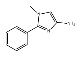 1H-Imidazol-4-amine, 1-methyl-2-phenyl- Struktur