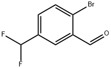 2-Bromo-5-(difluoromethyl)benzaldehyde Struktur