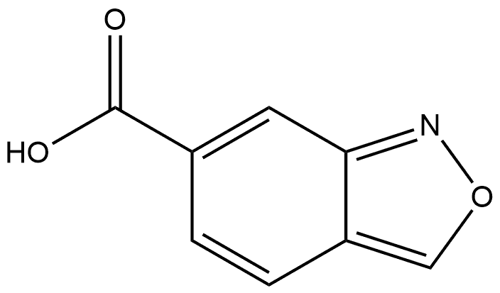 benzo[c]isoxazole-6-carboxylic acid Struktur