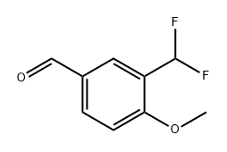 Benzaldehyde, 3-(difluoromethyl)-4-methoxy- Struktur