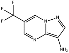 6-(trifluoromethyl)pyrazolo[1,5-a]pyrimidin-3-amine Struktur