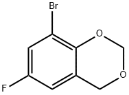 4H-1,3-Benzodioxin, 8-bromo-6-fluoro- Struktur