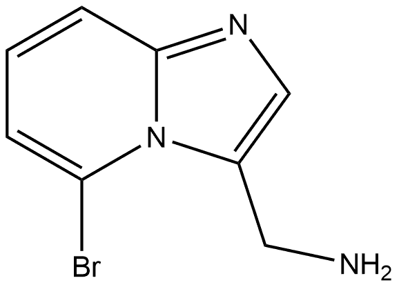 5-Bromoimidazo[1,2-a]pyridine-3-methanamine Struktur