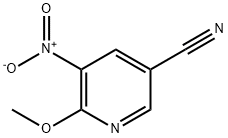 3-Pyridinecarbonitrile, 6-methoxy-5-nitro- Struktur