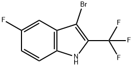 3-Bromo-5-fluoro-2-(trifluoromethyl)indole Structure